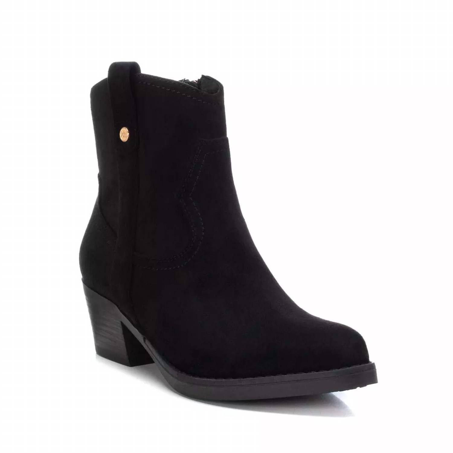 New Xti Women's Suede Italian Western Boots In Black